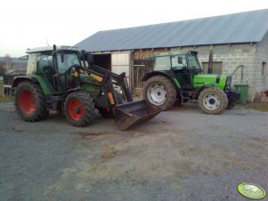 Fendt 307ci + Stoll i Deutz Fahr dx 4.50