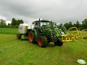 Fendt 308 Ci + Claas Rollant 250 RC