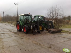 Fendt 308 i JD 6010