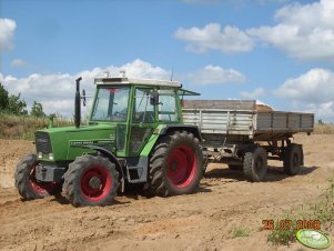 Fendt 308 + przyczepa 6t