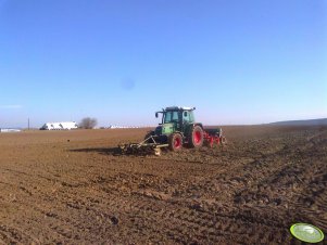 Fendt 309c + Zestaw uprawowo-siewny