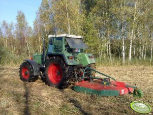 Fendt 312 + kosiara sadownicza