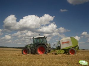 Fendt 312 Vario + Claas Rollant 255 RC