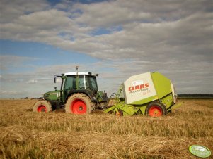 Fendt 312 Vario + Claas Rollant 255 RC