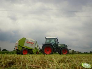 Fendt 312 Vario + Claas Rollant 255RC
