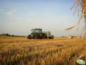 Fendt 312 Vario + Claas Rollant 255RC