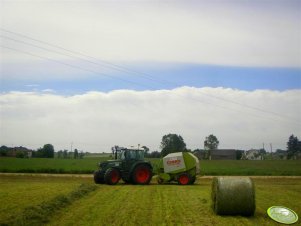 Fendt 312 Vario + Claas Rollant 255RC