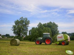 Fendt 312 Vario + Claas Rollant 255RC