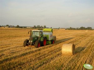 Fendt 312 Vario + Claas Rollant 255RC