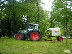 Fendt 312 Vario + Claas Rollant 255RC