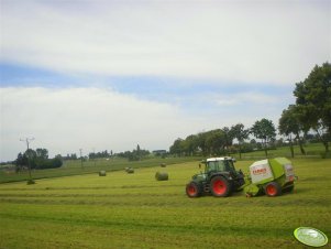 Fendt 312 Vario + Claas Rollant 255RC