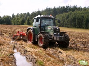 Fendt 312 vario i Kongskilde delta 3m