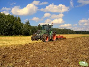 Fendt 312 vario i Kongskilde delta 3m