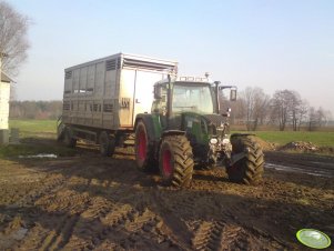 Fendt 312 Vario + przyczepa