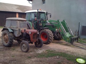 Fendt 312 Vario TMS + Stoll FZ 30 i Ursus C-328