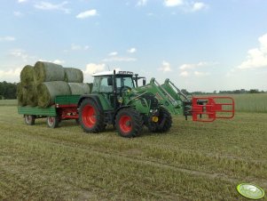 Fendt 312 Vario TMS + Stoll Robust FZ30 + Autosan D-55