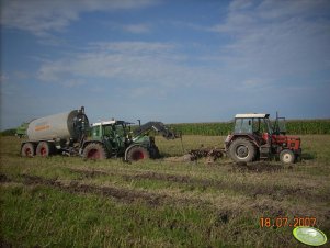 Fendt 511 i Zetor 7211 