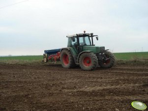 Fendt 512C + agregat uprawowo-siewny