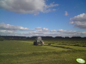 Fendt 611 Lsa  + Krone Swadro 4.20