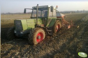 Fendt 612 LS + Siewnik Accord z broną Lely