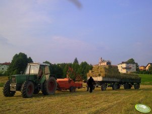 Fendt 615 + Sipma + 2x Przyczepy