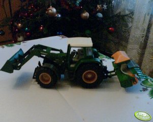 Fendt 714 Vario +Amazone AD-P Super