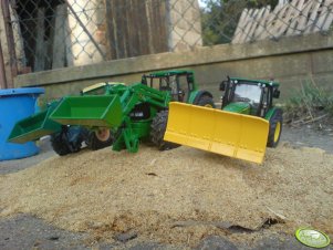 Fendt 714 Vario & John Deere 6820 & John Dere 5720