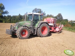 Fendt 716 Vario TMS + Pottinger Terrasem R3