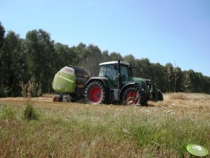 Fendt 718 TMS + Claas Variant 385 