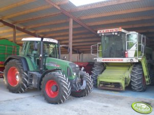 Fendt 718 Vario TMS & Claas Dominator 118SL MAXI