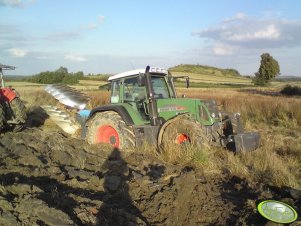 Fendt 718 Vario TMS + Gregoire Besson 5 skib