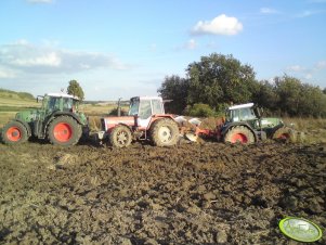 Fendt 718 Vario TMS + Gregoire Besson 5skib