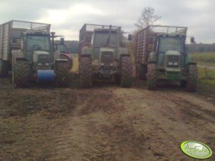 Fendt 818, 514 & John Deere 6630