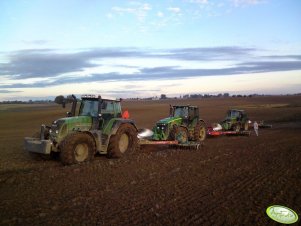 Fendt 820 & 2x John Deere