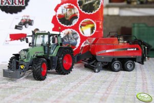 Fendt 820 i CASE LBX 432