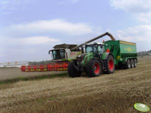 Fendt 936 Vario + Lexion 770 TT V12