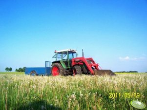 Fendt Farmer 306 LSA i Mailleux + dwukółka