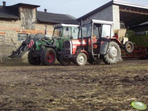 Fendt Farmer 306 LSA i Mailleux +  MF 255 i KOS