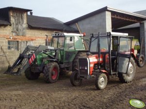 Fendt Farmer 306 LSA + Mailleux i MF 255 + Kos