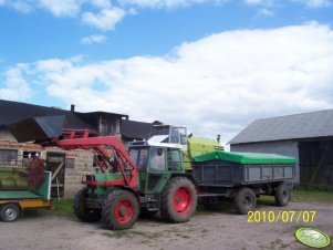 Fendt Farmer 306 LSA + Mailleux i Przyczepa