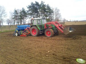 Fendt Farmer 306 LSA + Mailleux  i Rolmasz Kutno Ares L/S + Polonez S078