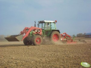 Fendt Farmer 306 LSA + Mailleux  i Rolmasz Kutno Ares L/S