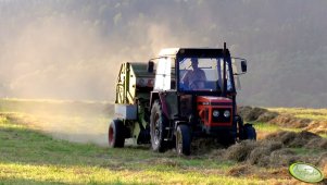 Zetor 7211 i Claas Rollant 44s