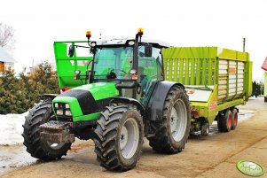 DF Agrofarm 420PL + Claas Sprint 330S