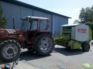 Fiat 780 DT + Claas Rollant 250