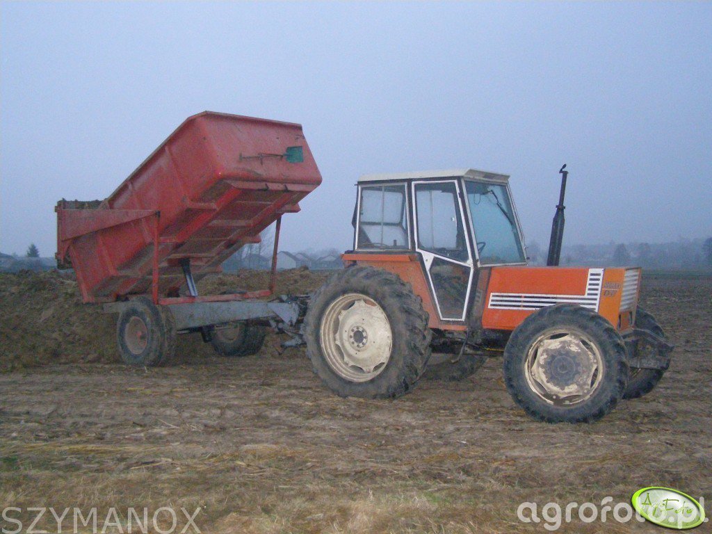 Zdjęcie Ciagnik Fiat 880 Dt + Wywrotka #324957 - Galeria Rolnicza Agrofoto