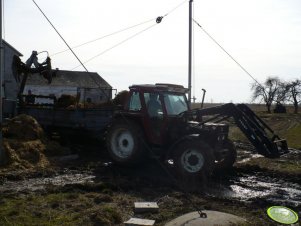 Fiat Agri 80-90 Turbo + rozrzutnik