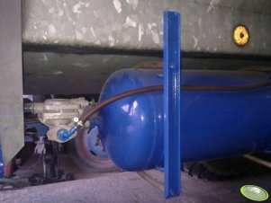 Hamulce pneumatyczne w beczkowozie