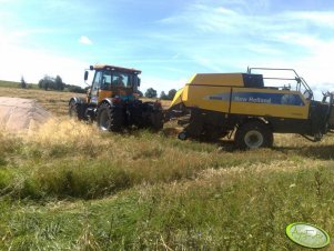 JCB Fastrac + New Holland