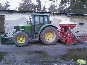 JD 6420s & Rototiller RAU + Siewnik ACCORD